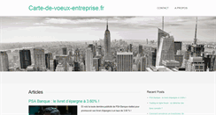 Desktop Screenshot of carte-de-voeux-entreprise.fr