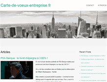 Tablet Screenshot of carte-de-voeux-entreprise.fr